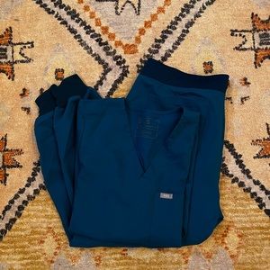 Figs Scrub Set, Alps Blue